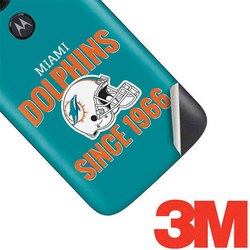 NFL Miami Dolphins Helmet Moto E5 Play Skin
